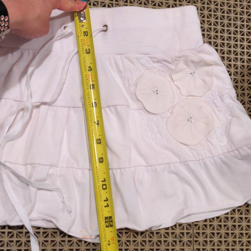 Candies White flower skirt - Picture 9 of 13